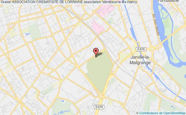 plan association Association Crematiste De Lorraine Vandoeuvre-lès-Nancy
