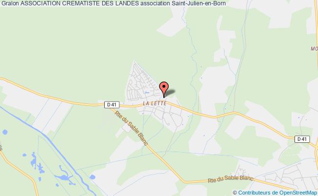 plan association Association Crematiste Des Landes Saint-Julien-en-Born