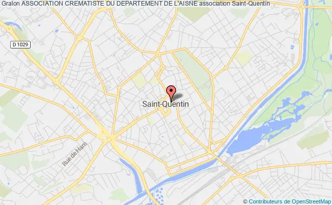 plan association Association Crematiste Du Departement De L'aisne Saint-Quentin