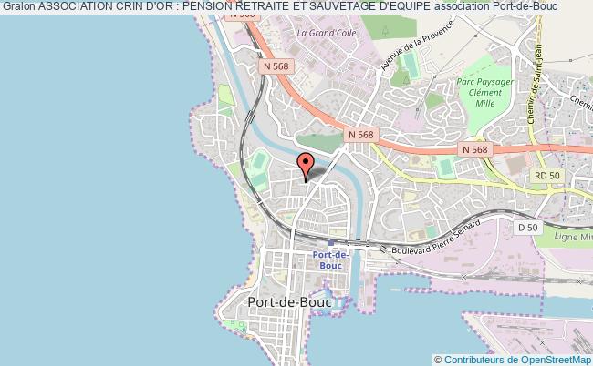 plan association Association Crin D'or : Pension Retraite Et Sauvetage D'equipe Port-de-Bouc