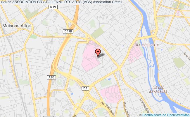 plan association Association Cristolienne Des Arts (aca) Créteil