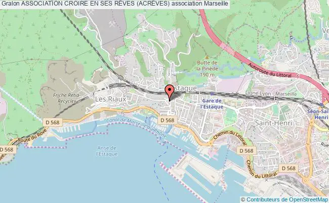 plan association Association Croire En Ses RÊves (acrÊves) Marseille 16