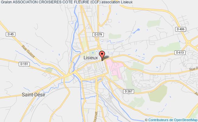plan association Association Croisieres Cote Fleurie (ccf) Lisieux