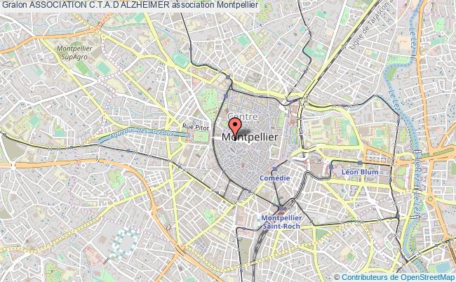 plan association Association C.t.a.d Alzheimer Montpellier