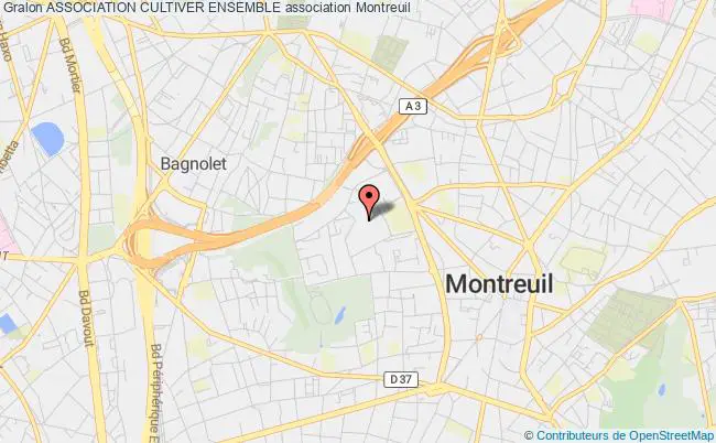 plan association Association Cultiver Ensemble Montreuil