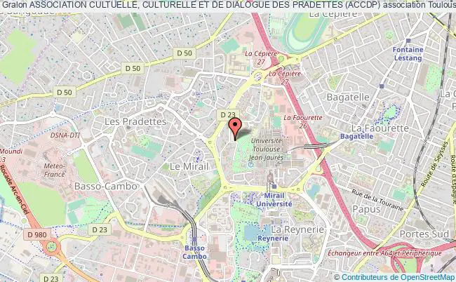 plan association Association Cultuelle, Culturelle Et De Dialogue Des Pradettes (accdp) Toulouse