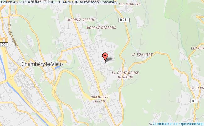 plan association Association Cultuelle Annour Chambéry