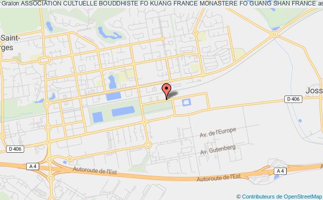 plan association Association Cultuelle Bouddhiste Fo Kuang France Monastere Fo Guang Shan France Bussy-Saint-Georges