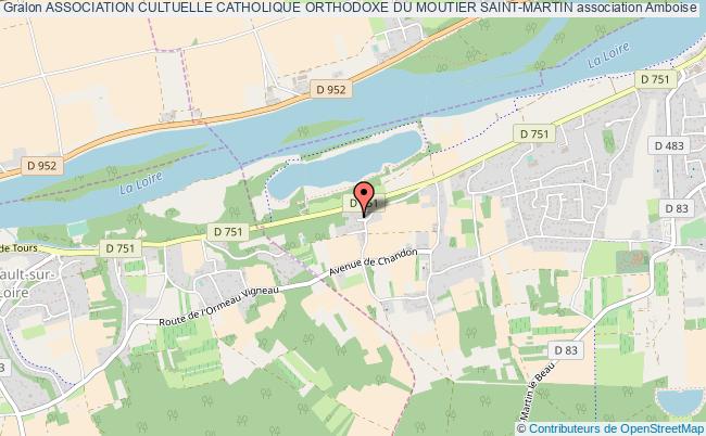 plan association Association Cultuelle Catholique Orthodoxe Du Moutier Saint-martin Amboise