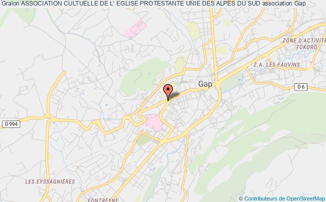 ASSOCIATION CULTUELLE DE L' EGLISE PROTESTANTE UNIE DES ALPES DU SUD