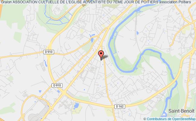 plan association Association Cultuelle De L'eglise Adventiste Du 7eme Jour De Poitiers Poitiers