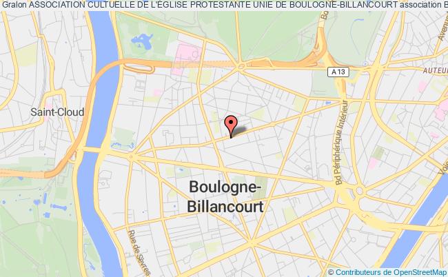 ASSOCIATION CULTUELLE DE L'ÉGLISE PROTESTANTE UNIE DE BOULOGNE-BILLANCOURT