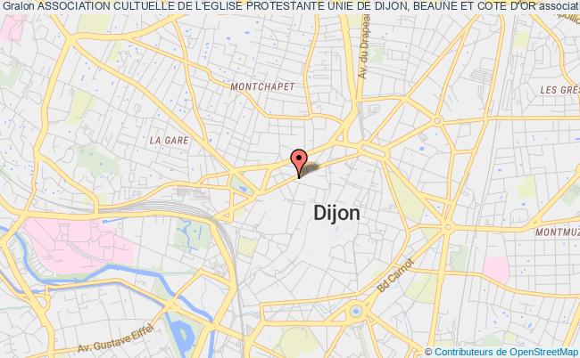 plan association Association Cultuelle De L'eglise Protestante Unie De Dijon, Beaune Et Cote D'or Dijon
