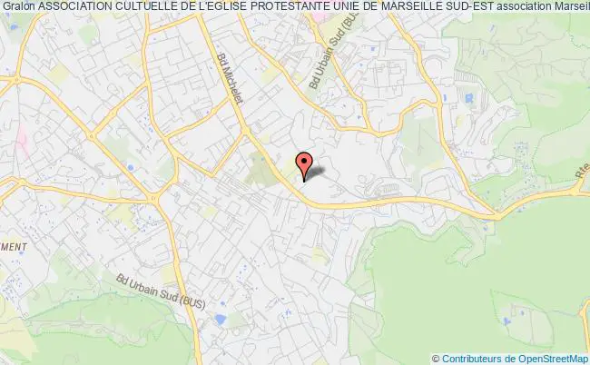 plan association Association Cultuelle De L'eglise Protestante Unie De Marseille Sud-est Marseille
