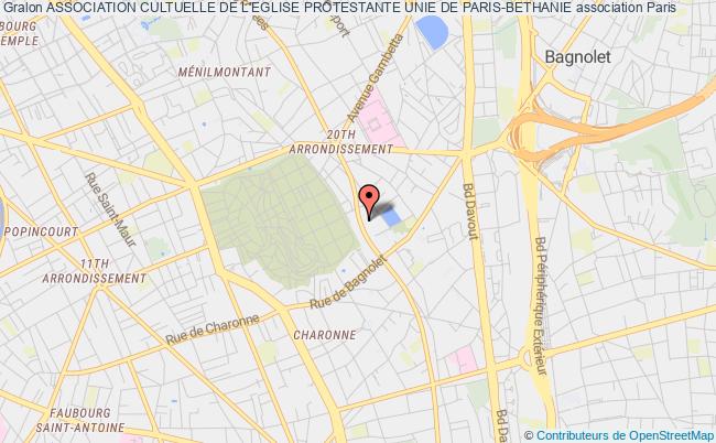 ASSOCIATION CULTUELLE DE L'EGLISE PROTESTANTE UNIE DE PARIS-BETHANIE