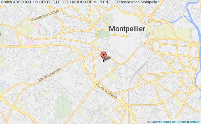 plan association Association Cultuelle Des Habous De Montpellier Montpellier
