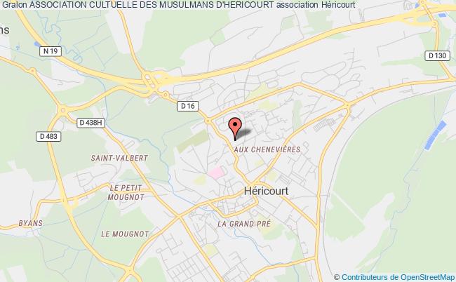 plan association Association Cultuelle Des Musulmans D'hericourt Héricourt