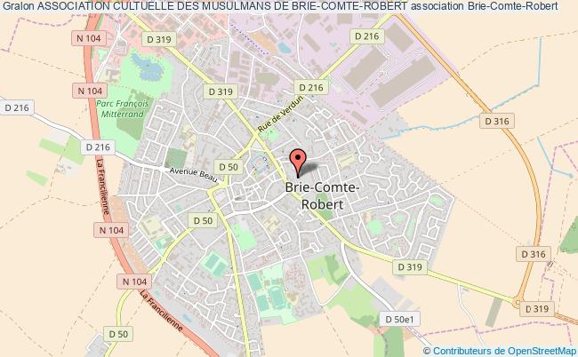 plan association Association Cultuelle Des Musulmans De Brie-comte-robert Brie-Comte-Robert