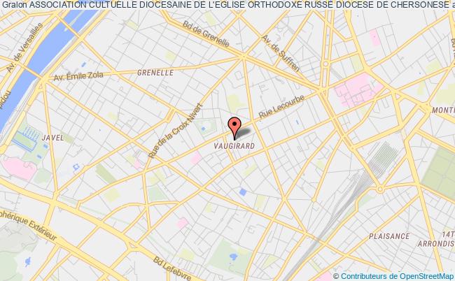 plan association Association Cultuelle Diocesaine De L'eglise Orthodoxe Russe Diocese De Chersonese Paris
