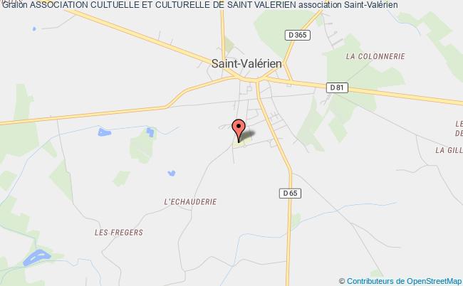 plan association Association Cultuelle Et Culturelle De Saint Valerien Saint-Valérien