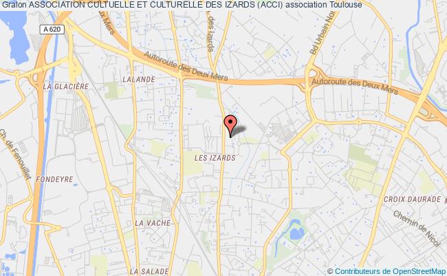 plan association Association Cultuelle Et Culturelle Des Izards (acci) Toulouse
