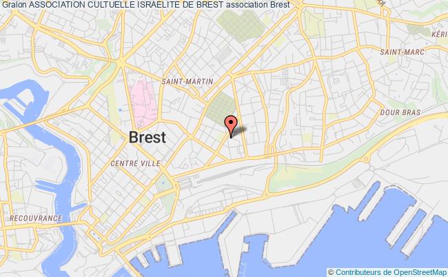 plan association Association Cultuelle Israelite De Brest Brest