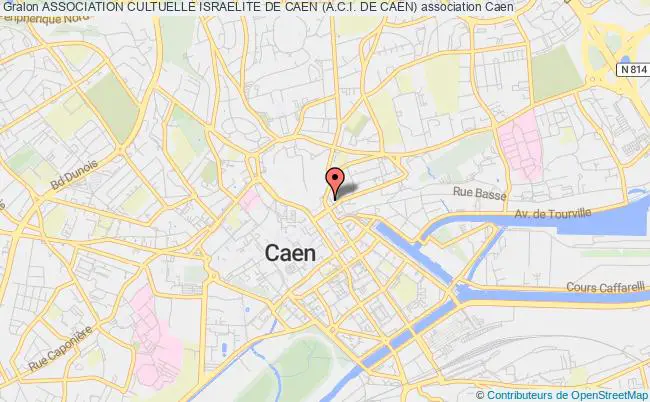 plan association Association Cultuelle Israelite De Caen (a.c.i. De Caen) Caen