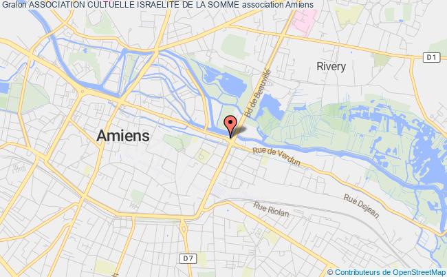 plan association Association Cultuelle Israelite De La Somme Amiens