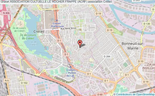 plan association Association Cultuelle Le Rocher Frappe (acrf) Créteil