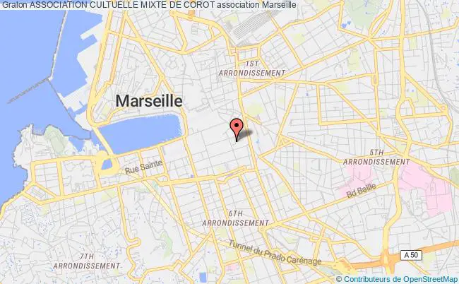 plan association Association Cultuelle Mixte De Corot Marseille 13