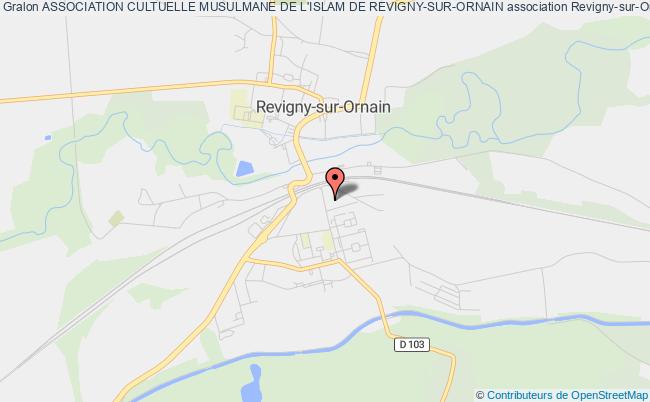 plan association Association Cultuelle Musulmane De L'islam De Revigny-sur-ornain Revigny-sur-Ornain