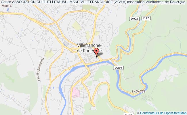 plan association Association Cultuelle Musulmane Villefranchoise (acmv) Villefranche-de-Rouergue