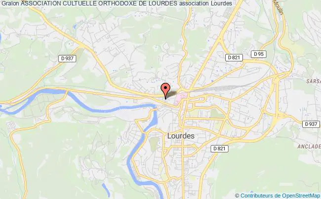 plan association Association Cultuelle Orthodoxe De Lourdes Lourdes
