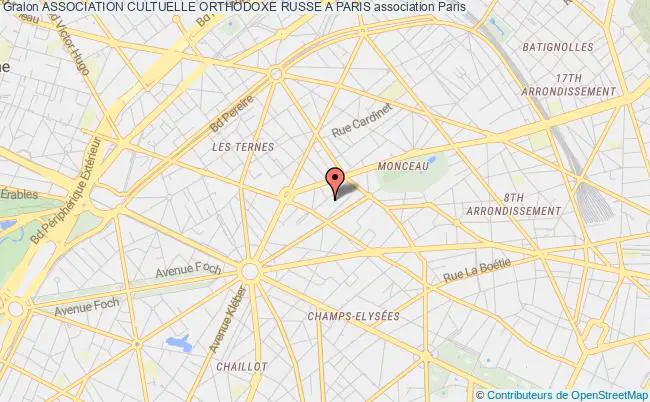 plan association Association Cultuelle Orthodoxe Russe A Paris Paris