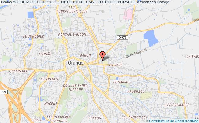 ASSOCIATION CULTUELLE ORTHODOXE SAINT EUTROPE D'ORANGE