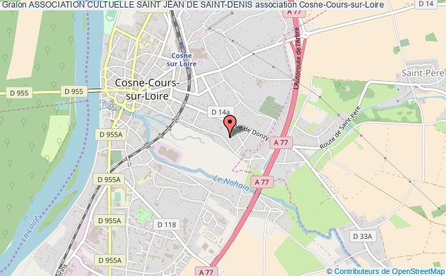 plan association Association Cultuelle Saint Jean De Saint-denis Cosne-Cours-sur-Loire