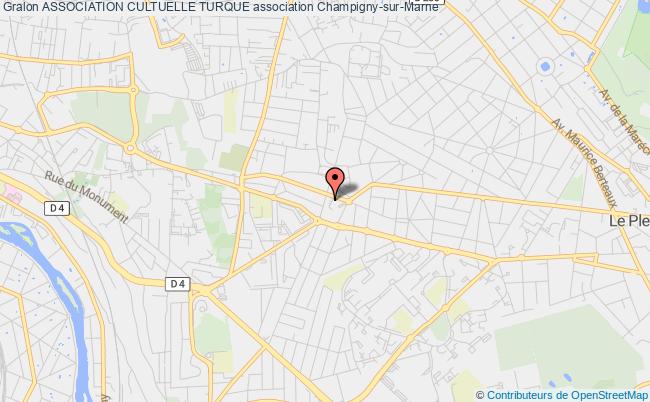 plan association Association Cultuelle Turque Champigny-sur-Marne
