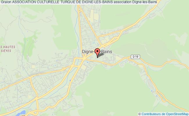 plan association Association Cultuelle Turque De Digne-les-bains 