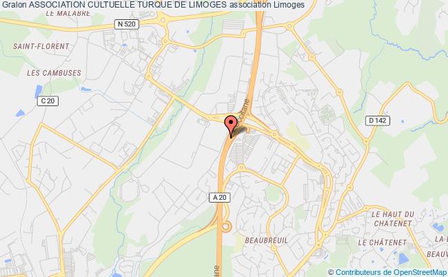 plan association Association Cultuelle Turque De Limoges Limoges