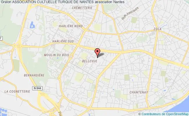 plan association Association Cultuelle Turque De Nantes Nantes