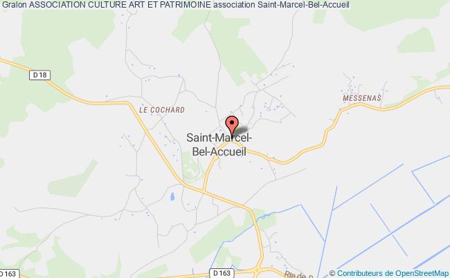 plan association Association Culture Art Et Patrimoine Saint-Marcel-Bel-Accueil
