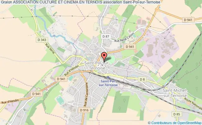 plan association Association Culture Et Cinema En Ternois Saint-Pol-sur-Ternoise
