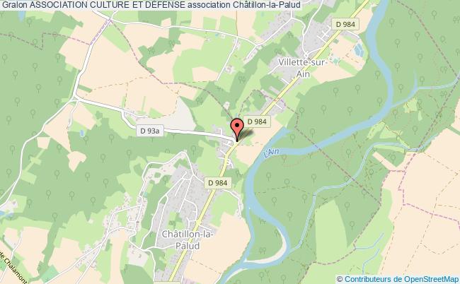 plan association Association Culture Et DÉfense Châtillon-la-Palud