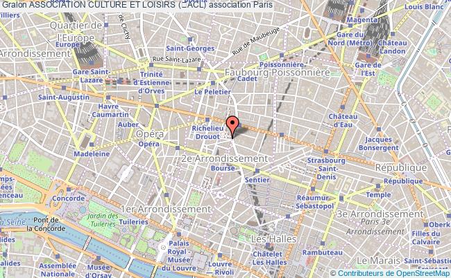 plan association Association Culture Et Loisirs (	Acl) Paris