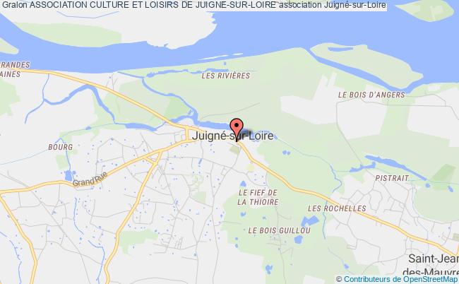 plan association Association Culture Et Loisirs De Juigne-sur-loire Les Garennes sur Loire