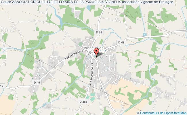 plan association Association Culture Et Loisirs De La Paquelais-vigneux Vigneux-de-Bretagne