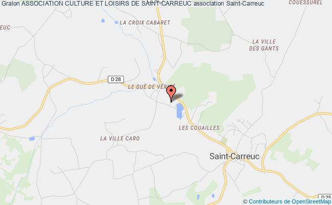 plan association Association Culture Et Loisirs De Saint-carreuc Saint-Carreuc