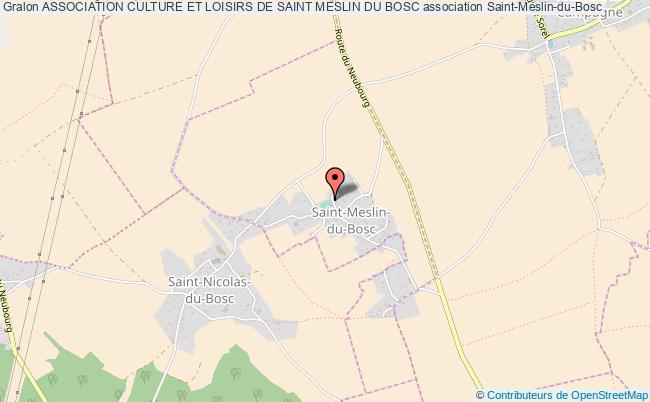 plan association Association Culture Et Loisirs De Saint Meslin Du Bosc Saint-Meslin-du-Bosc