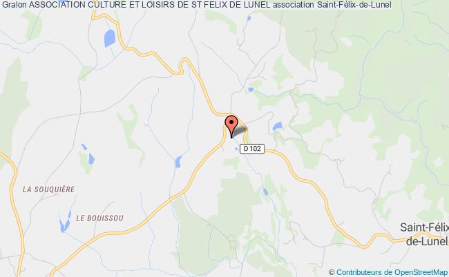 plan association Association Culture Et Loisirs De St Felix De Lunel Saint-Félix-de-Lunel