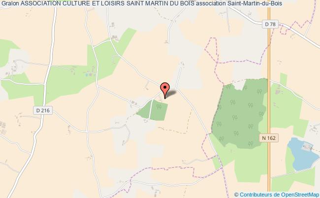 plan association Association Culture Et Loisirs Saint Martin Du Bois Saint-Martin-du-Bois